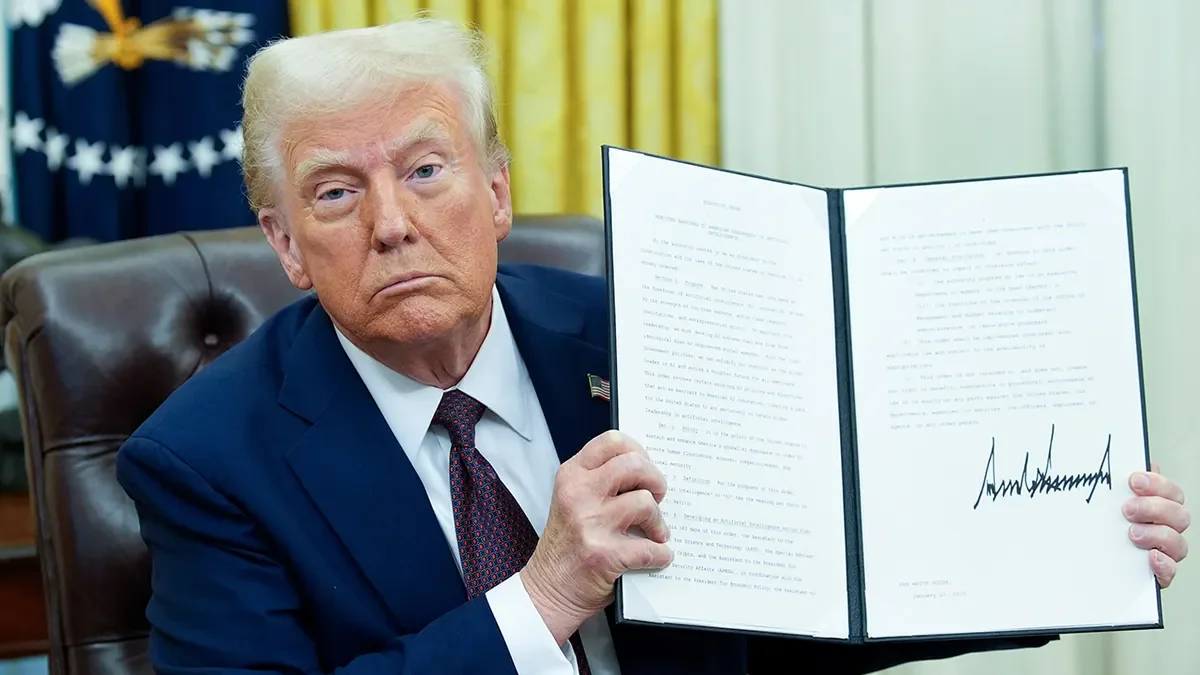 Trump Signs Executive Order Making English the Official Language of the United States Trump Signs Executive Order Making English the Official Language of the United States